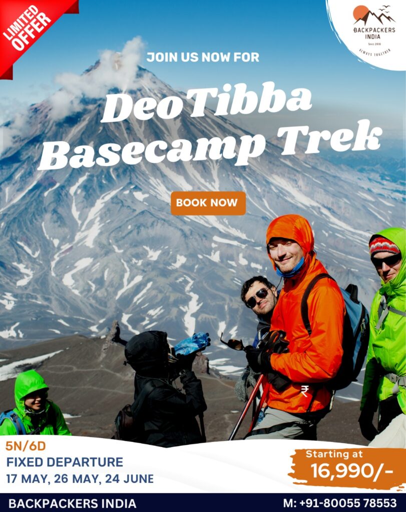 deo tibba base camp with backpackers india