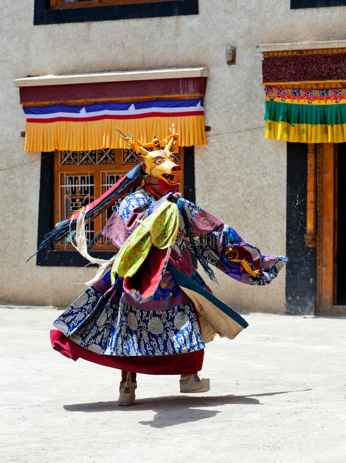 lamas dancing waring charm masks